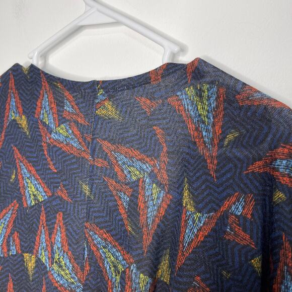 LulaRoe LINDSAY Lindsey size small kimono jacket open front knit sweater graphic - Picture 4 of 13